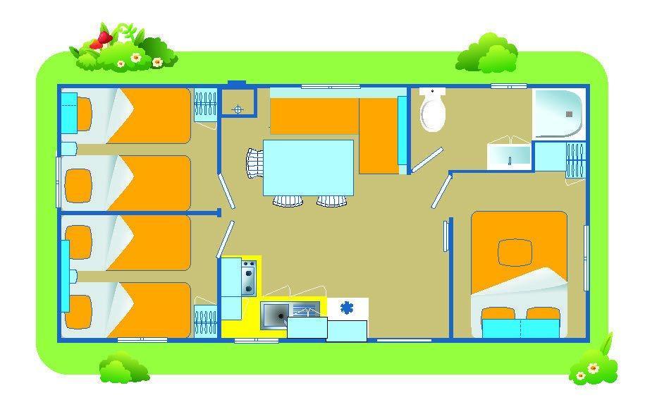 Happy Camp Mobile Homes In Camping Park Umag Karigador Exterior photo